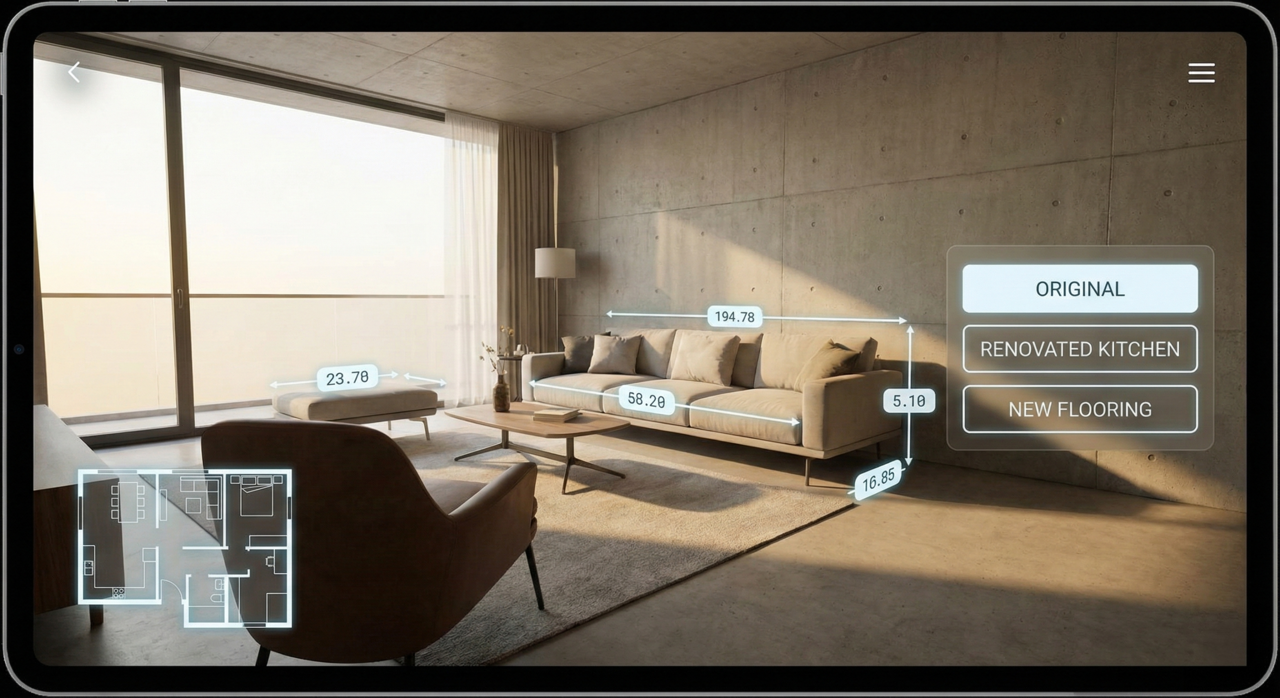 AI home search for buyers using virtual tours and home visualization tools