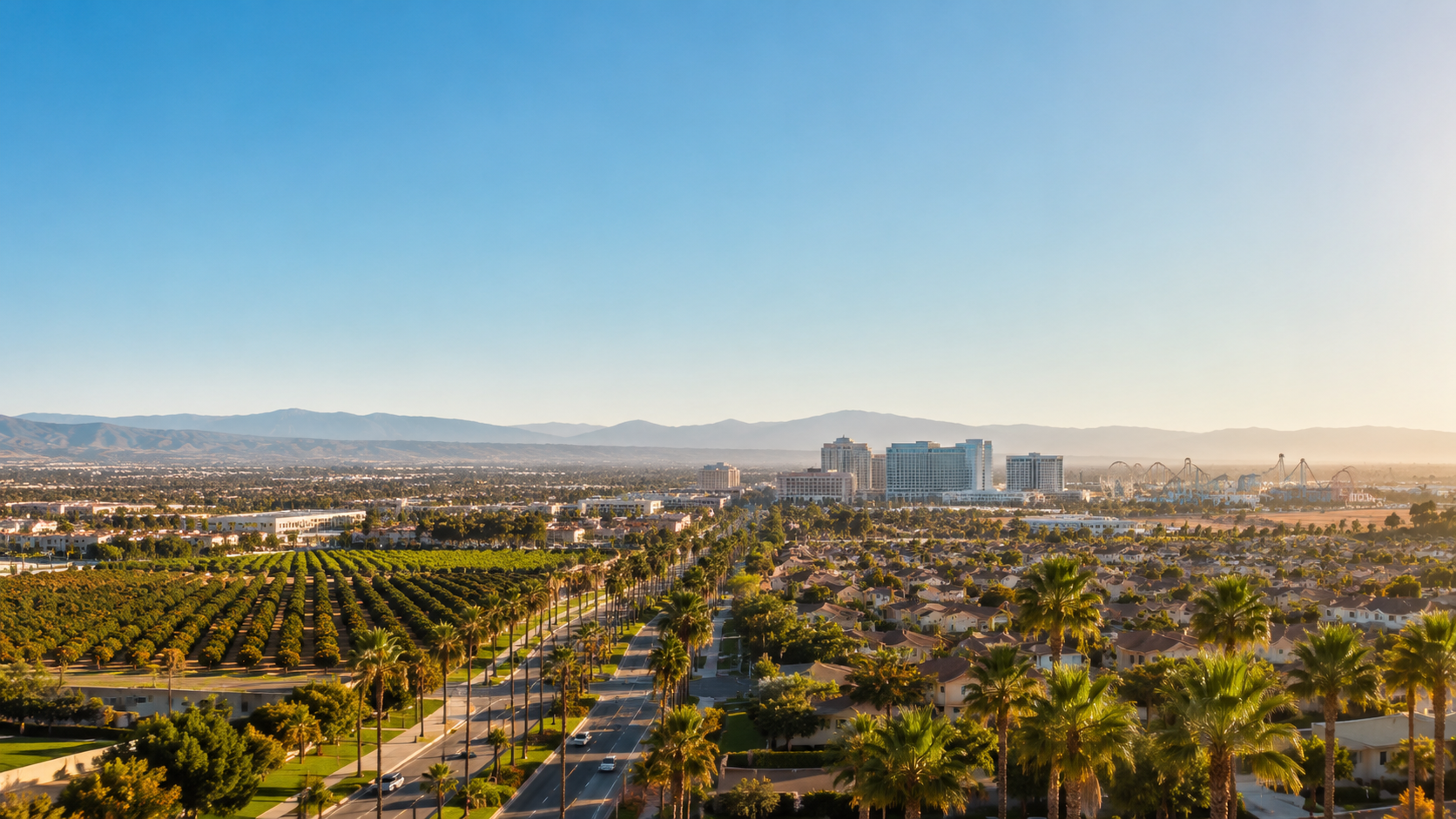 Anaheim cityscape