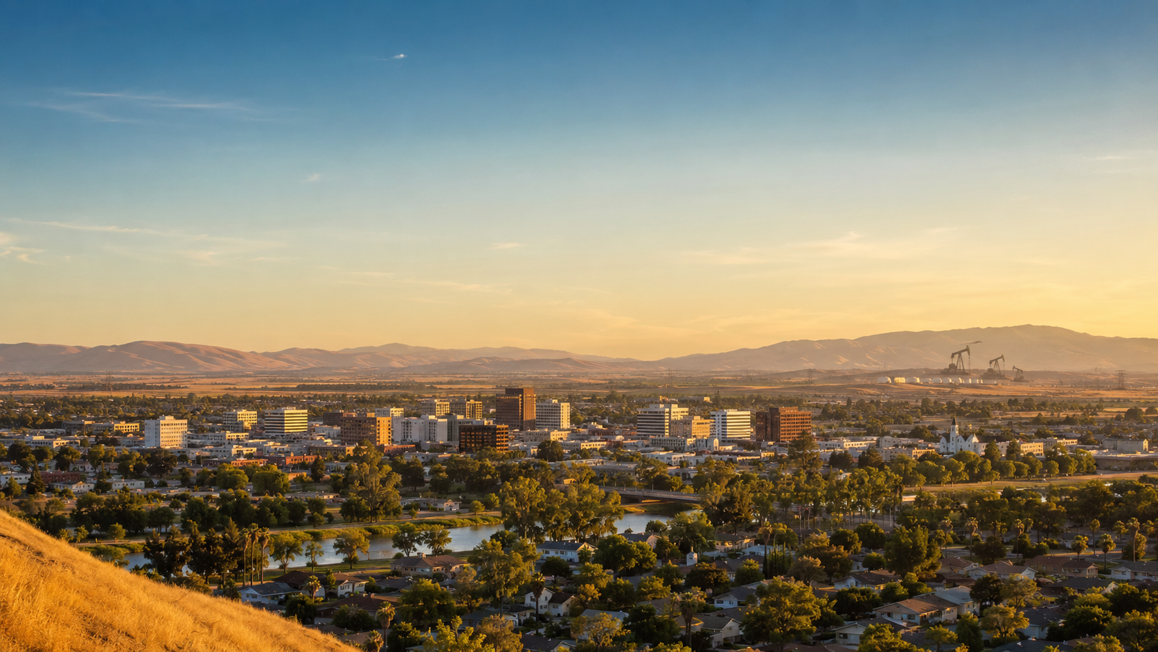 Bakersfield cityscape