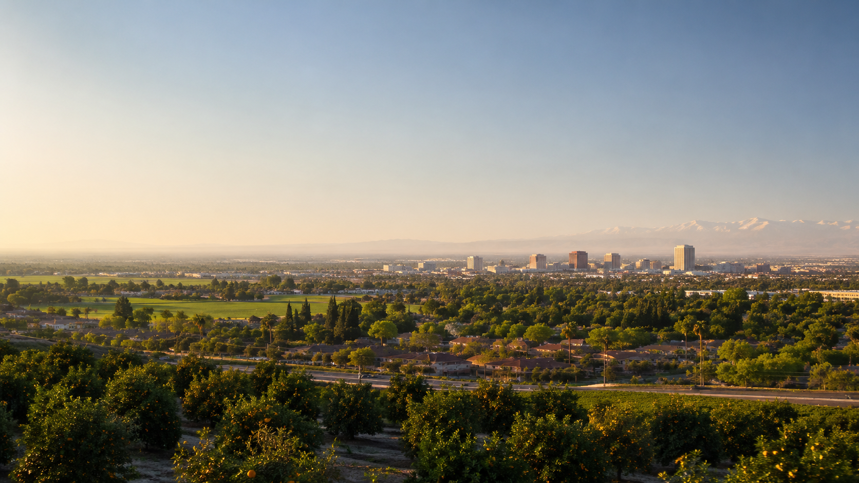 Fresno cityscape