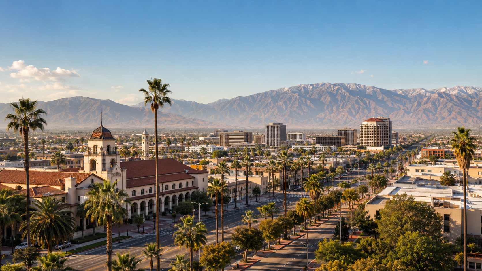 San Bernardino cityscape