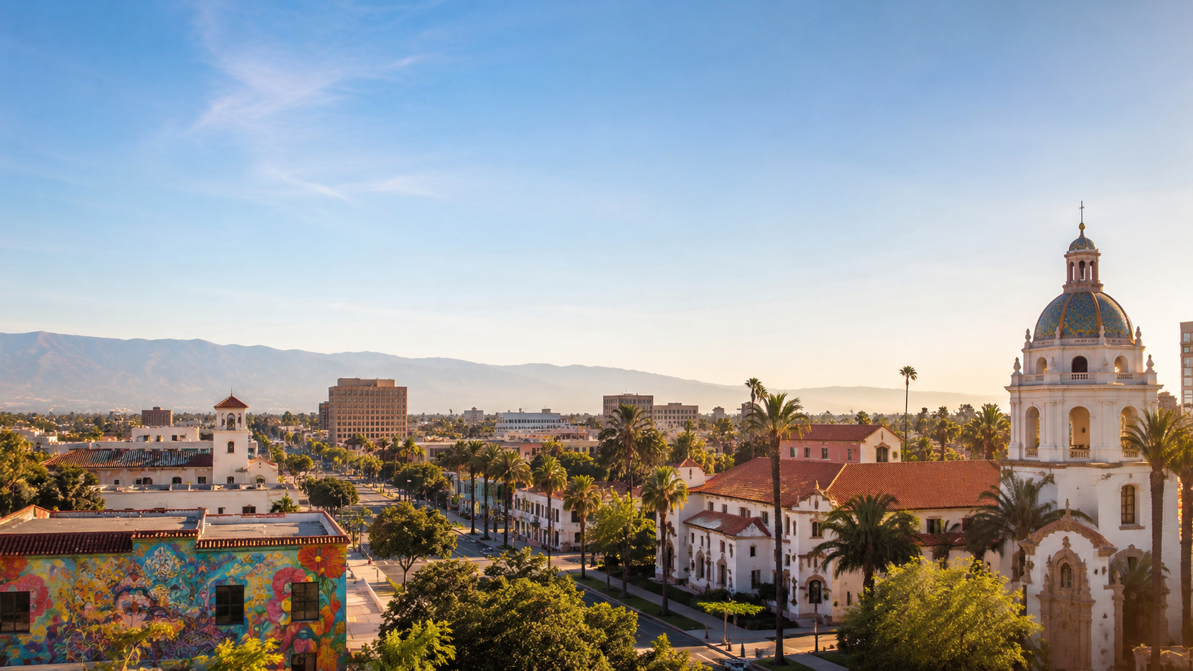 Santa Ana cityscape